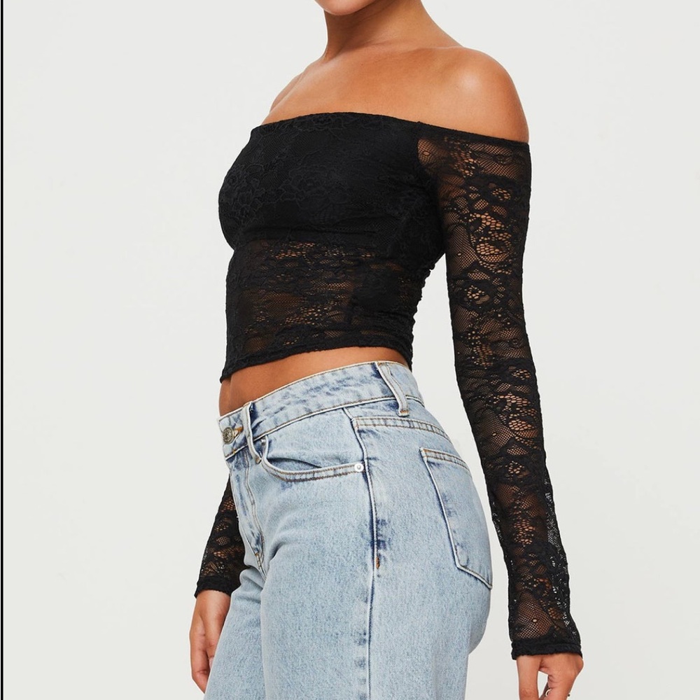 New Princess Polly Charet Off The Shoulder Top - Picture 4 of 13